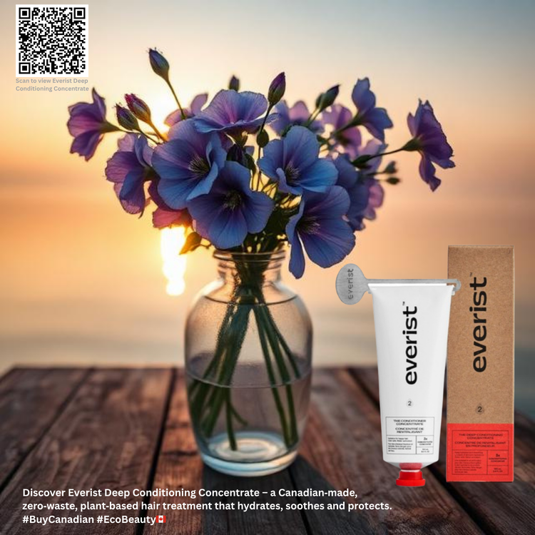 Discover Everist Deep Conditioning Concentrate – a Canadian‑made, zero‑waste, plant‑based hair treatment that hydrates,