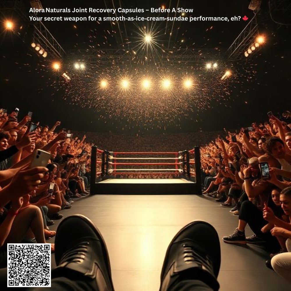 Alora Naturals Joint Recovery Capsules – Before a Show Your secret weapon for a smooth‑as‑ice‑cream‑sundae performance, eh?