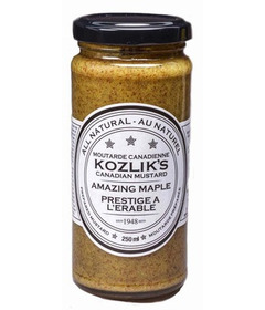 Canadian mustard, Kozlik mustard, buy Canadian mustard, small batch mustard Canada, artisanal mustard Toronto, gluten free mustard Canada, non GMO mustard, Canadian gourmet condiments, True North Market, Canadian pantry staples, Canadian food online, Canadian shopping, buy Canadian online, Canadian mustard varieties, Canadian mustard recipes, local Canadian food, Canadian kitchen essentials.