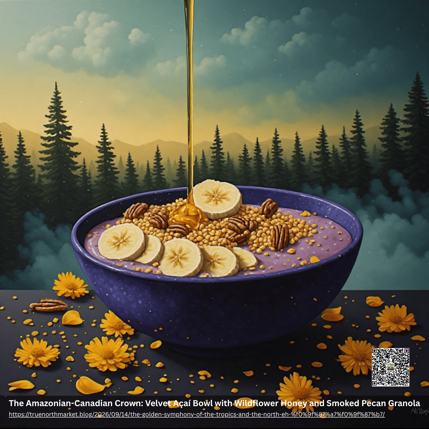 Pull up a chair, friend! Let's celebrate the warmth of Brazil meeting the golden sweetness of pure Canadian honey in a dish that brings us all together, right here in the True North, eh?